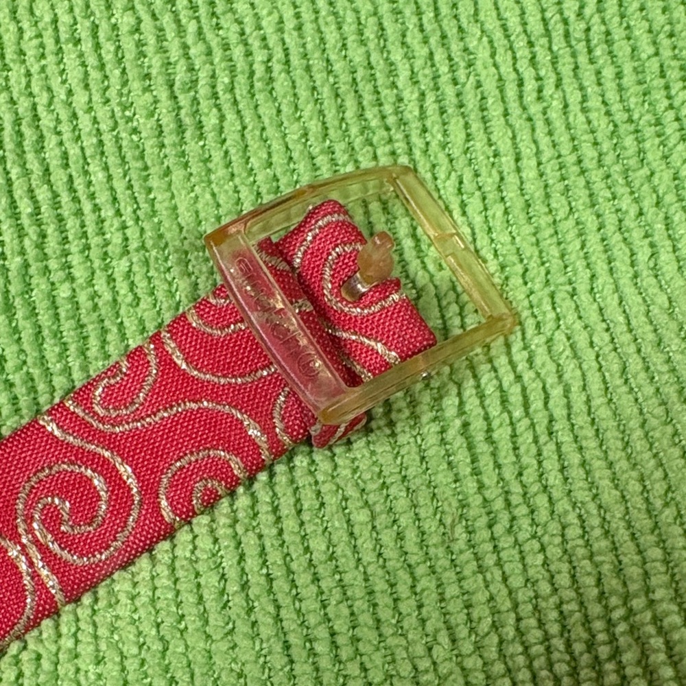 Coral pink Swirl Pattern Swatch Watch - Picture 11 of 12